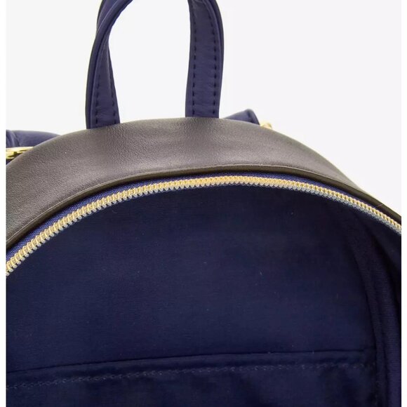 Loungefly Disney Maleficent Mini Backpack Disney Villain Diablo Floral Bag New - Picture 4 of 4